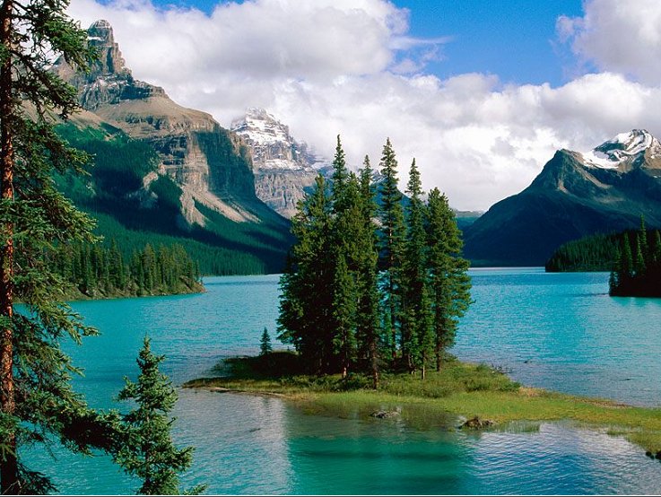 Spirit Island au Lac Maligne