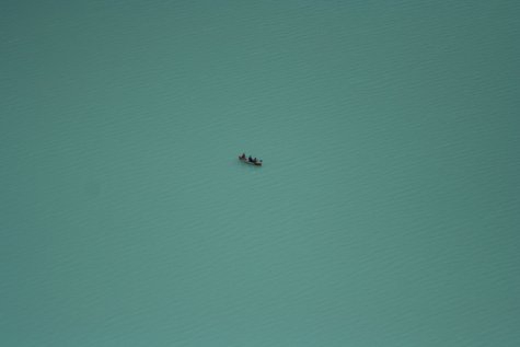 Cano sur Lake Louise