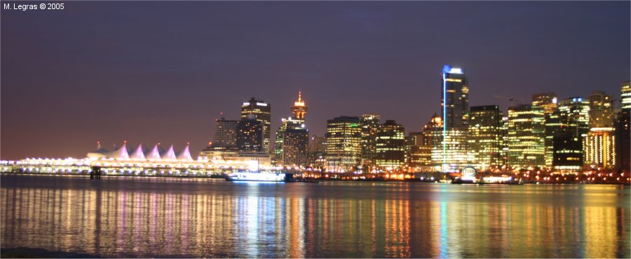 City center by night