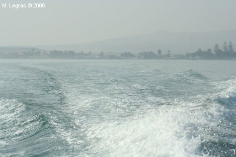 Nous quittons le rivage