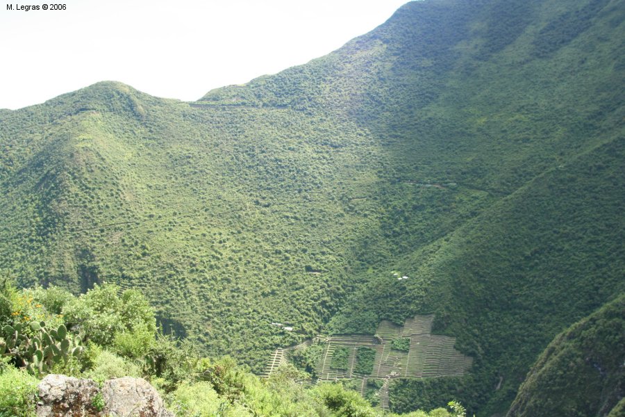 Premire vision de Choquequirao...