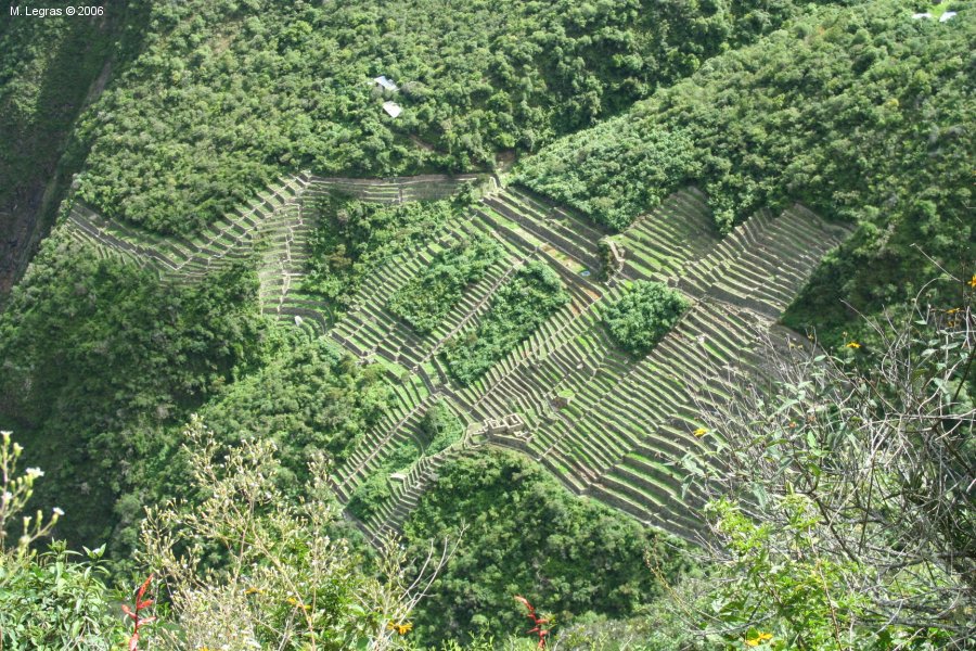Terrasses au niveau des ruines du bas
