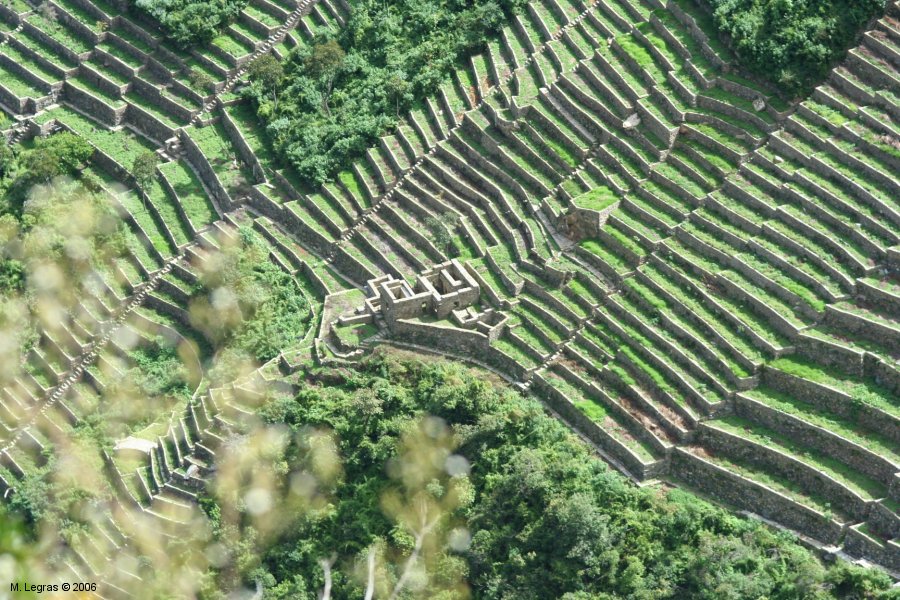 Terrasses au niveau des ruines du bas