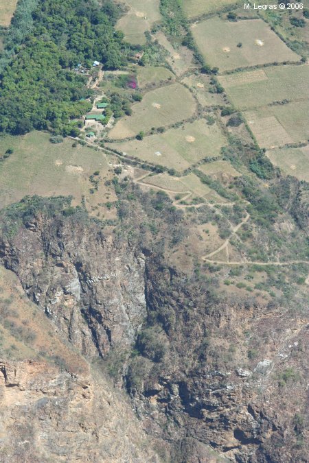 Vue sur la monte