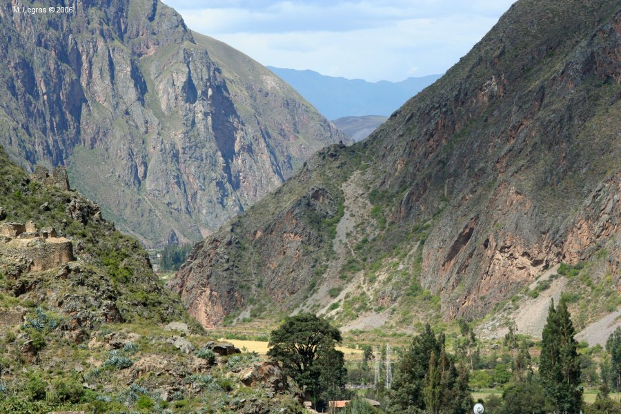 Vue de la Valle d'Ollantaytambo