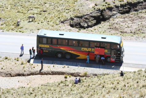 Le Arequipa - Puno de la Cruz del Sur supporte mal l'Altiplano...