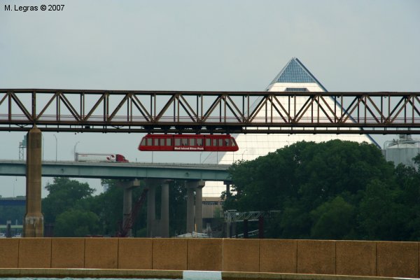 Le Mud Island Monorail