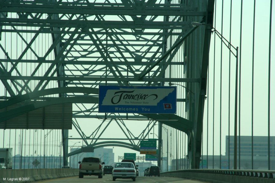Interstate 40 entre Arkansas et Tennessee